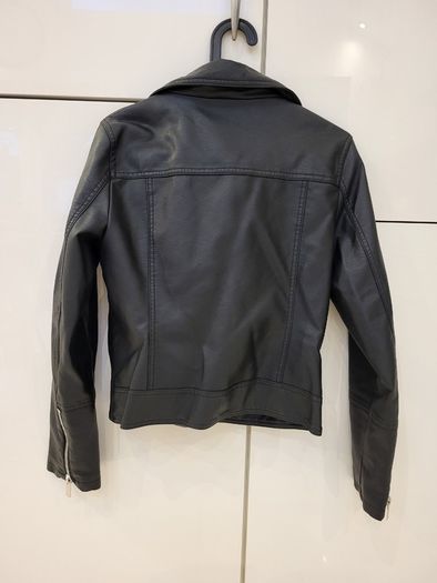 Leatherette Biker Jacket