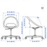 Full Desk Setup Package: Desk + Ergonomic Chair + 4-Drawer Cabinet Image 7