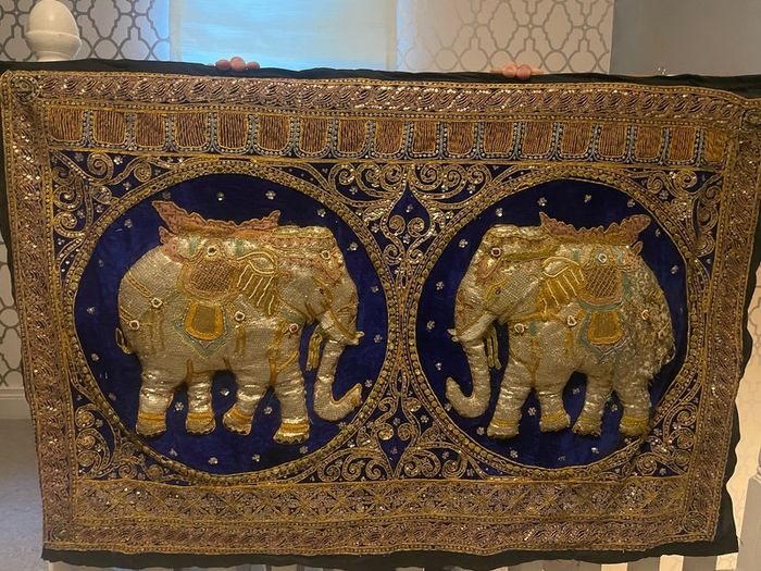 Burmese wall hanging