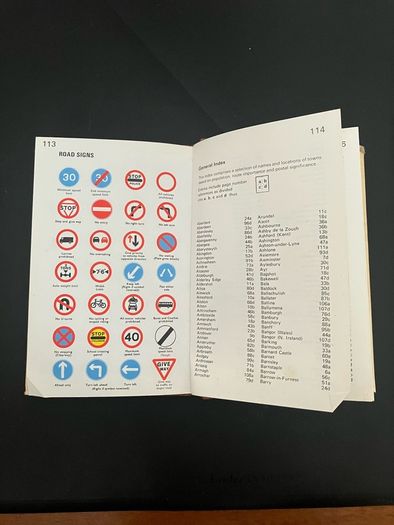 Observers. Tourist Atlas of Britain and Ireland. 1976, 120 pages. Excellent condition, with cover