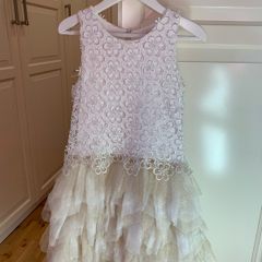 Miss Grant Cream & Gold Dress