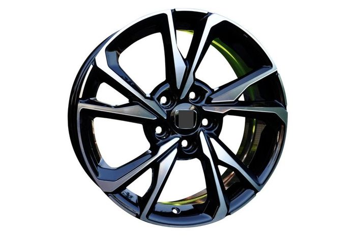 17" SI Type Black Alloy Wheels Honda Hyundai Kia Lexus Mazda Mitsubishi Nissan Renault Subaru Suzuki Toyota 5x114,3