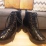 Boots/River Island .. Size: 5 UK Colour: Black Patent Leather .. Price Drop Image 4