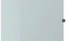 SELSVIKEN Door high-gloss light grey-blue