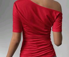 Asymmetric red top fits Xs s new