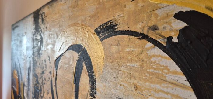 Large abstract  painting. Monica Spiewak