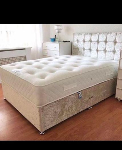 Brand New Stylish king Divan Beds.. Multiple Options Of Headboards. Tufted Memory Foam Mattresses Available. Drawers Storage Available