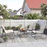 4 Pieces, Garden Table and Chairs Image 9