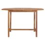 Garden Table 120x120x75 cm Solid Teak Wood Image 6