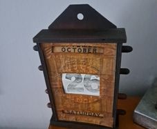 Vintage Wooden Perpetual Calendar