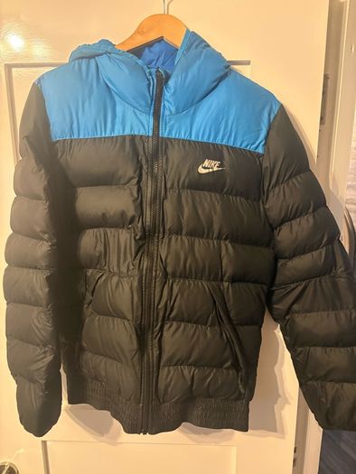 Nike black and blue mens jacket