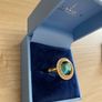 Newbridge Silverware ring with Montana coloured stone Image 4
