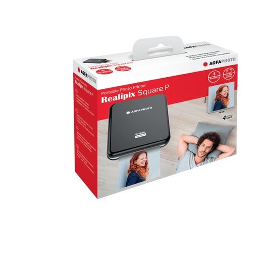 Agfa Realipix Smartphone Printer 3/3 - Bluetooth connection- Photo filters, ropping, printing of ID photos - Apple and Android compatible