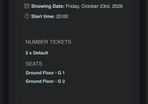 2x tickets Kilkenny Rory's Stories - The Good Ol' Days