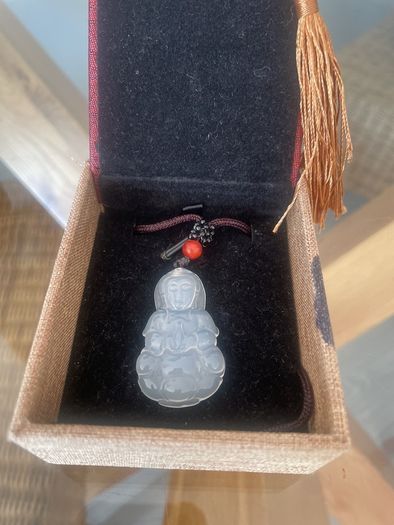Artisan Carved Buddha Pendant