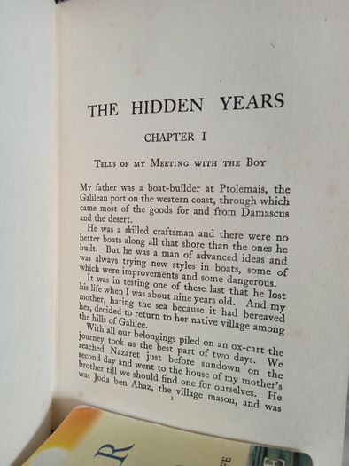 The Hidden Years by John Oxenham (AKA - William Arthur Dunkerley) (GT618)