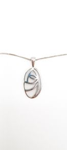 Vintage Sterling Silver Modernist Necklace