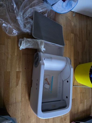 cat litter tray self cleaning electric