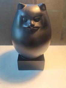 12" Richard Recchia Art Deco Persian Cat