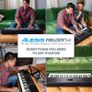 54 Key Keyboard Piano with Speakers, Microphone, 300 Sounds, 300 Rhythms, 40 Demo Songs, Educational Tools and Music Rest (FREE SHIPPING) Image 3