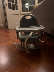 Various baby items free to go, booster seat, baby gym etc