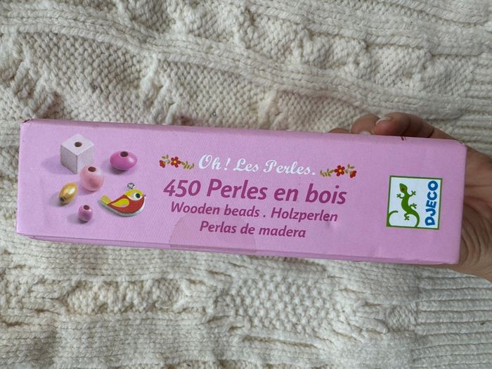 Djeco Wooden Beads bird new Please look at the pictures