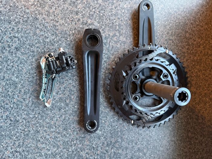 Shimano GRX Crankset & front derailleur
