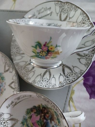 silver anniversary cups