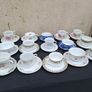 20 china tea cups and saucers postage possible Image 2