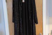 Gallery Black Bauble Sequin Coat. S. XL - 16-18.  B.N.W.T.