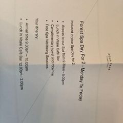 aqua sana voucher for 2