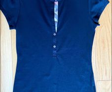 Black Burberry tee shirt, new without tags