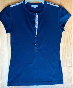 Black Burberry tee shirt, new without tags