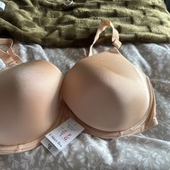nude tshirt bra