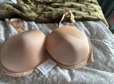 nude tshirt bra