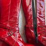 PEDROANTON Red Leather Patent Boots Image 2