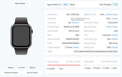 Apple Watch S3 38mm 8GB Black