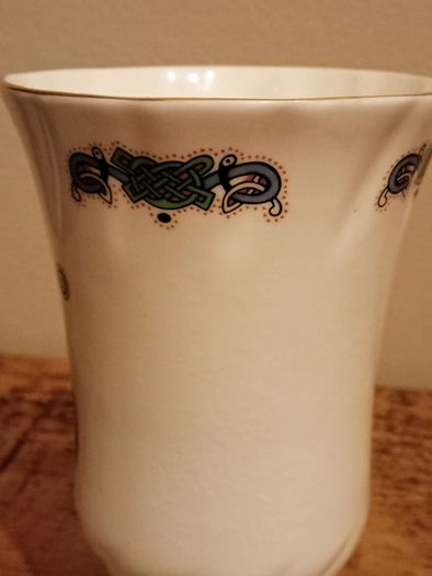 Vintage Royal Tara Book of Kells Vase.