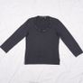 LK Bennett Blue Navy Grey Beaded Embellished Scoop Neck Long Sleeve Knit Top Size M Image 6