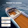 EVA Foam Boat Decking 240 x 116.8 cm, Non-Slip Self-Adhesive Flooring, 2.8 m Marine Carpet for Boats, Yacht, Pontoon, Kayak Decking Image 3