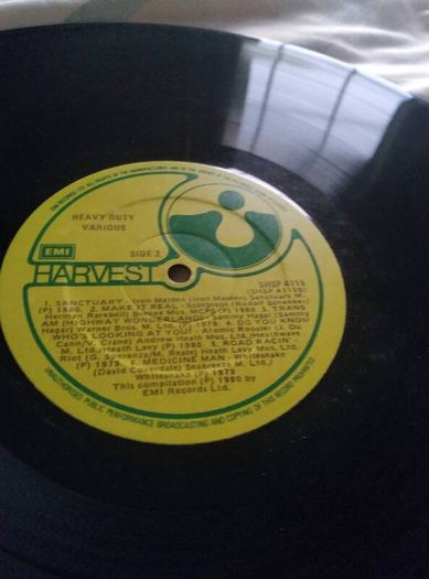 HEAVY - DUTY vinyl LP ... Various compilation  Irish pressing