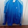 Adidas three stripe tracksuit top Large Image 3