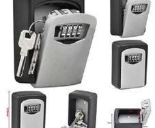 Safe Box Outdoor 4 Digit High Security Wall Mounted Key Code Lock Storage