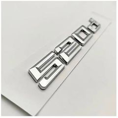 BMW 520d chrome boot badge