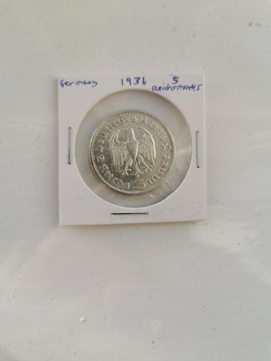 Germany 1936 5 Reichmarks