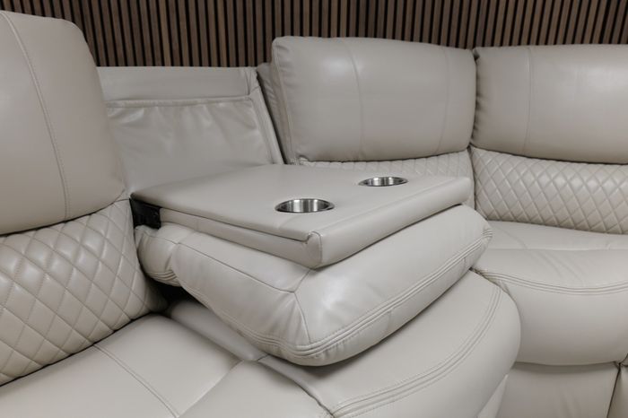 Rita Manual Corner Leather Recliner Sofa