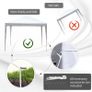 SPRING SALE | 3 x 3m Pop Up Gazebo, No Side Walls, for Parties, Picnic, with Carrying Bag, White Image 6