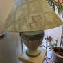 Ceramic Floor Lamp & Pedestal Set Image 4
