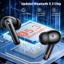 NEW SALE | Wireless Earbuds, Bluetooth 5.3 Headphones in Ear with HiFi Stereo Deep Bass & 4 ENC Mic, 42H Playtime Wireless Image 4