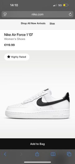 New Nike Air Force 1s